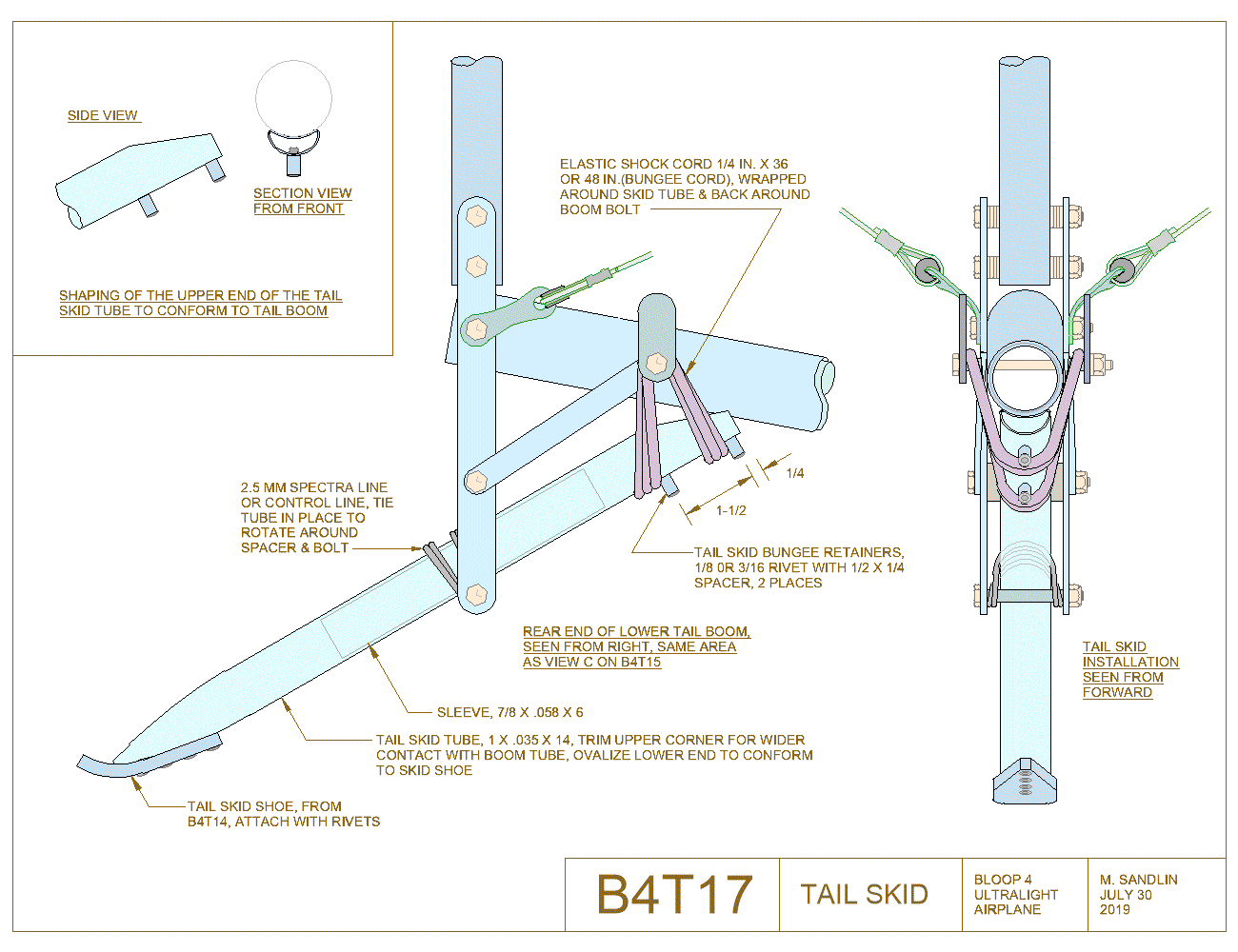 Bloop 4 Tail Drawings